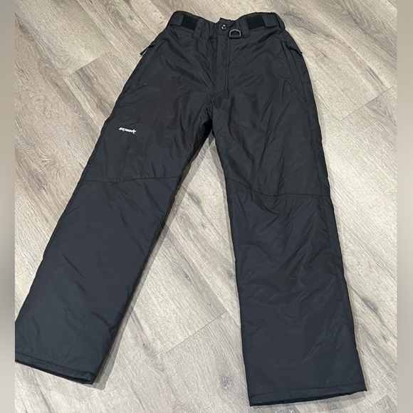 Men’s Small SKIGEAR Black Snow Winter Waterproof Warm Ski Snowboard Pants - Picture 1 of 7